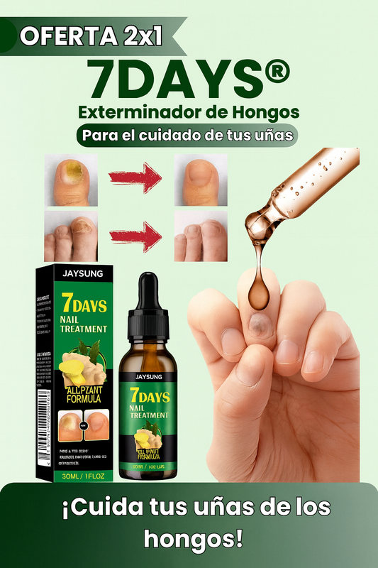 Exterminador de HONGOS | para el cuidado de tus uñas 7DAYS®